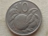 INSULELE COOK-10 CENTS 1987, Australia si Oceania, Cupru-Nichel