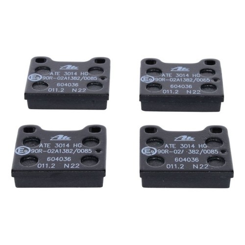 Set placute frana spate ATE, Mercedes W114, W115, W114, 123 (C123, W123, S123), 1977-1986, Clasa S (W116, W126, C126), SL (R107, C107), 1972-1985, sp