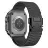 Curea Tech-Protect Milano Otel Inoxidabil Neagra pentru Apple Watch 6 7 8 9 10 SE Ultra 1 2 44 45 46 49 mm