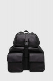 Furla rucsac femei, culoarea negru, mare, neted