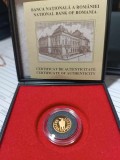 Moneda aur 100 lei 2003 VULTUR APAHIDA