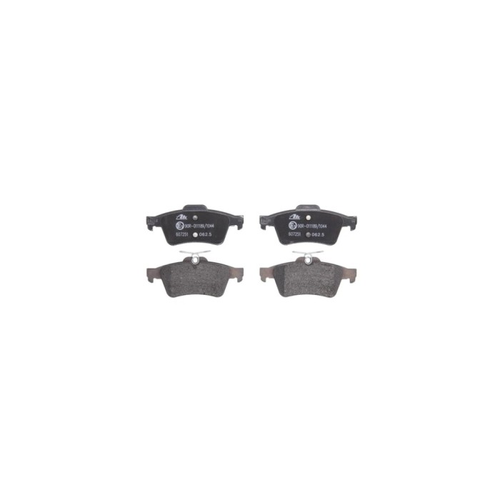 Placute frana RENAULT LAGUNA III BT0 1 ATE 13046072512
