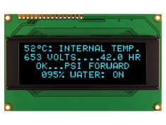 Afișaj OLED 20x4 alfanumeric NEWHAVEN DISPLAY 98x60x10mm albastru PIN 16