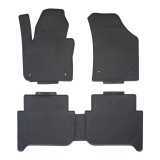 Cumpara ieftin Set Covorase Auto Cauciuc Umbrella VW Touran (2011-) Negru, Tip dedicat, 4 Buc