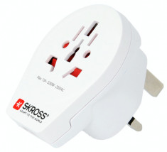 Adaptor priza Skross universal World - UK cu USB foto