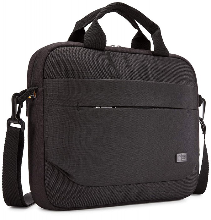 GEANTA CASE LOGIC, pt. notebook de max. 11.6 inch, 1 compartiment, buzunar frontal x 2, waterproof, poliester, negru, &quot;ADVA-111 BLACK&quot;/3203984