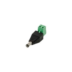 Mufa alimentare tata DC 2.1x5.5mm bloc terminal cu surub pt CCTV