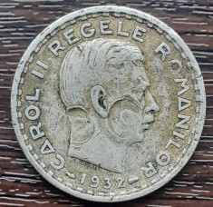 (A413) MONEDA DIN ARGINT ROMANIA - 100 LEI 1932 PARIS, MAI RARA, TIRAJ 2.000.000 foto