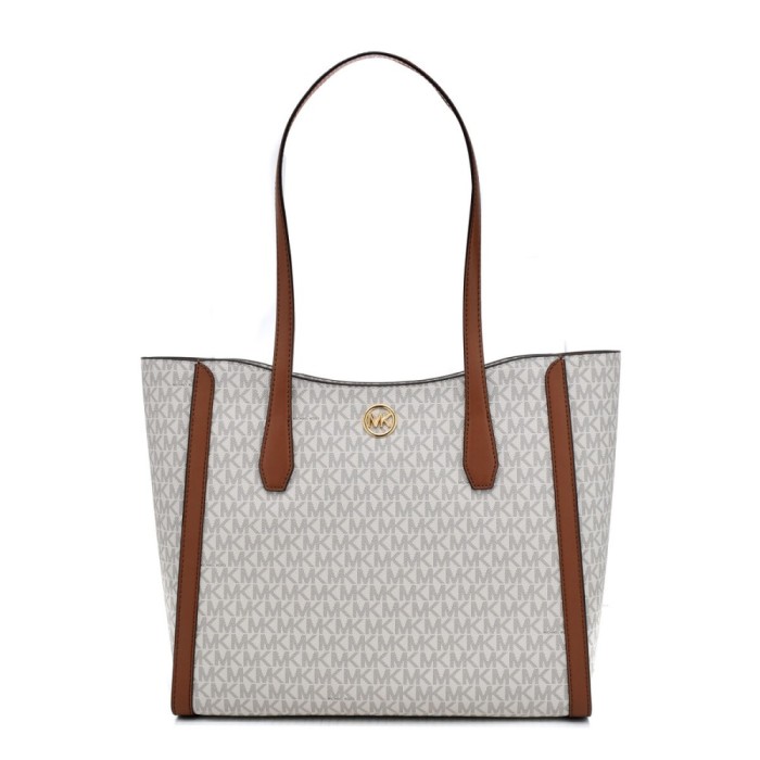 Geanta de umar Michael Kors Leida Bej 34 x 29 x 12 cm