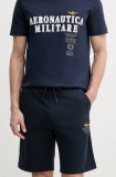 Aeronautica Militare pantaloni scurti barbati, culoarea albastru marin, BF017F459