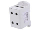 Conector &Icirc;mbinare Șine 150mm2 1 Pista 2 Borne Gri 28.9mm
