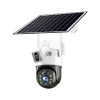 Camera portabila 4G SIM, duala 4MP, solar, 12000mAh, PTZ