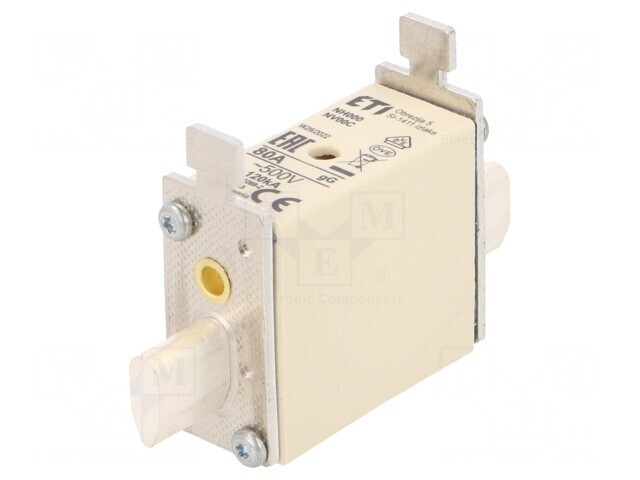 Siguranță Ceramică Industrială 80A 500VAC NH000