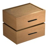Cumpara ieftin Noptiera Sonlen, Pako World, Stejar, MDF, 60x40x44 cm