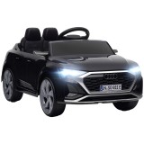 AIYAPLAY Masinuta electrica Audi Q8 e-tron 12V, 2 Motoare, Telecomanda, Suspensii, Faruri, Muzica, Negru