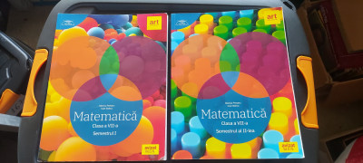 MATEMATICA CLASA A VII A SEMESTRUL 1 SI II , PERIANU ,BALICA , EDITURA ART foto