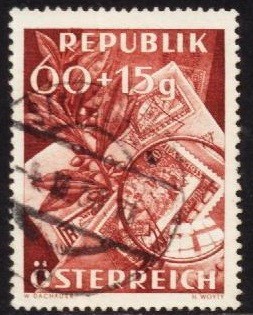 B1719 - Austria 1949 - Ziua marcii stampilat foto