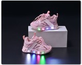 Adidasi roz cu luminite - Seika (Marime Disponibila: Marimea 21)