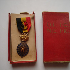 Belgia - Medalia Muncii cls. I la cutie