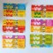Lot 6 buc ambalaj guma de mestecat anii 80 OK TATTOO Kaugummi Made in W. Germany
