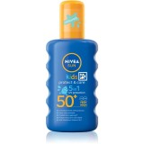 NIVEA SUN Kids spray colorat pentru copii pentru bronzat SPF 50+ 200 ml