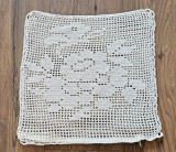 FATA DE PERNA VINTAGE DECORATIVA MICUTA, CROSETATA MANUAL