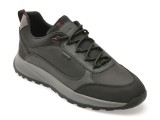 Pantofi sport GEOX negri, U55EZA, din piele ecologica