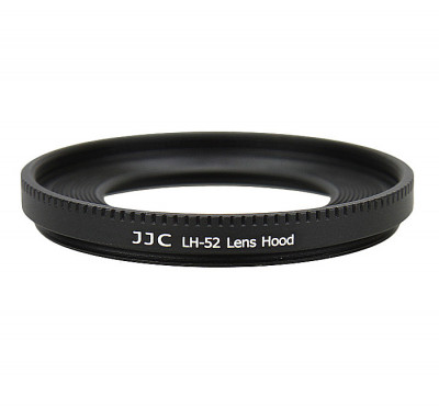 Parasolar JJC LH-52 ES-52 pentru Canon EF 40mm f/2.8 STM EF-S 24mm f/2.8 STM EF-M 18-55mm f/3.5-5.6 IS STM foto