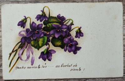 Felicitare interbelica foto