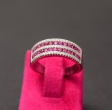 Inel din argint Pink Elegant ARG351, Argintboutique