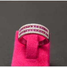 Inel din argint Pink Elegant ARG351