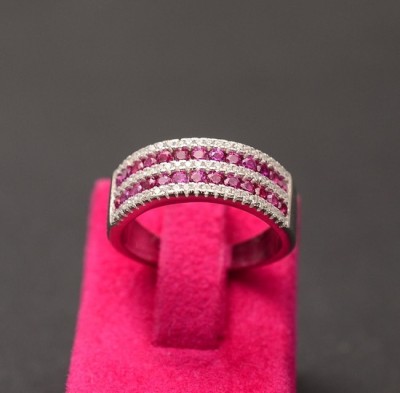 Inel din argint Pink Elegant ARG351 foto