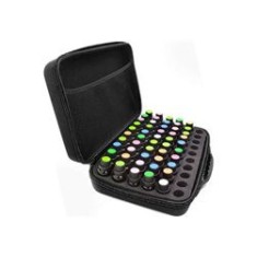 Organizator pentru oje, 60 compartimente, negru