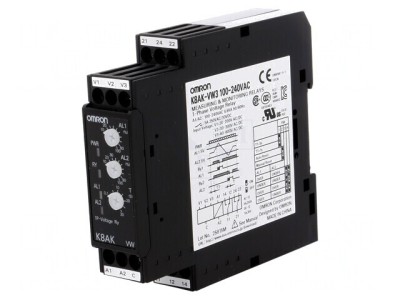 Releu Monitorizare Tensiune 100-240VAC SPDT IP20 foto