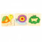 Set 3 ​Puzzle din lemn, animalute, 7Toys