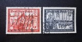 Germania Reich-ul German 1939 Blocul Camaraderiei Poșta Germană Steaguri și Protecție Radio 2v Lot Ștampilat - A0040