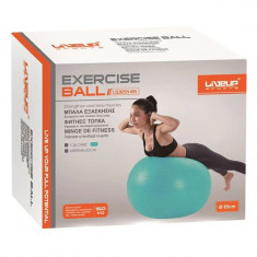 Minge fitness Liveup, 65 cm, Albastra foto