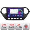 Navigatie Hyundai I10 2013-2019 C-HY38 Android Octa Core Ecran 2K QLED GPS 4G 4+32GB 360 KIT-HY38+EDT-E409-2K CarStore Technology