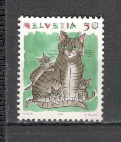 Elvetia.1990 Animale DH.138