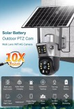 Camera de Supraveghere cu Panou Solar ,PTZ 4G ,TSS-T4B Duala, IR 20m ,10X Zoom