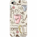 Husa silicon pentru Apple Iphone 7, Coffe And Donuts