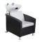 Unitate de spalare coafor SARAH &ndash; design alb-negru