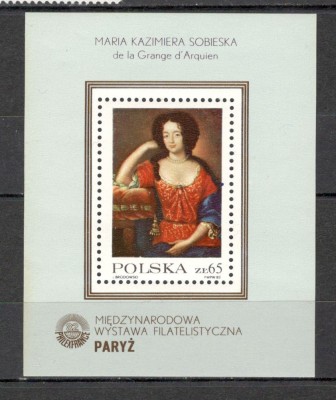 Polonia.1982 Expozitia filatelica PHILEXFRANCE:Pictura-Bl. MP.153 foto