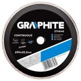Disc diamantat continuu 230 mm Graphite pentru placi ceramice