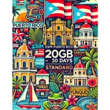 eSIM Puerto Rico, 20GB, 30 Days, Standard