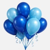 Baloane de Petrecere, 25 buc, Albastru și Bleu, 23cm, CMCLASS