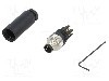 Conector M8, 3 pini, clasa etanseitate IP67, WEIDM&Uuml;LLER - 1803860000 SAIS-M8-3P