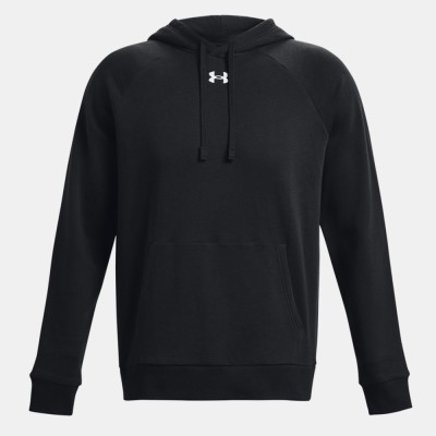 Hanorac Bărbați Under Armour UA Rival Fleece &amp;ndash; Original, Negru, Nou foto
