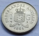300. Moneda Antilele Olandeze 1 gulden 1984, America Centrala si de Sud