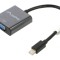 Adaptor DisplayPort 1.2 mini la VGA 0,2m